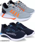 Combo Pack of 2 Men’s Sports Running Shoes – Lightweight & Comfortable