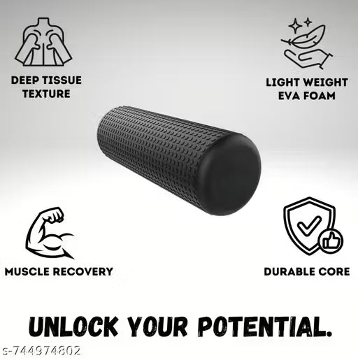 High Density EVA Foam Roller (30cm x 15cm) | Deep Tissue Massage | Muscle Recovery & Yoga Roller