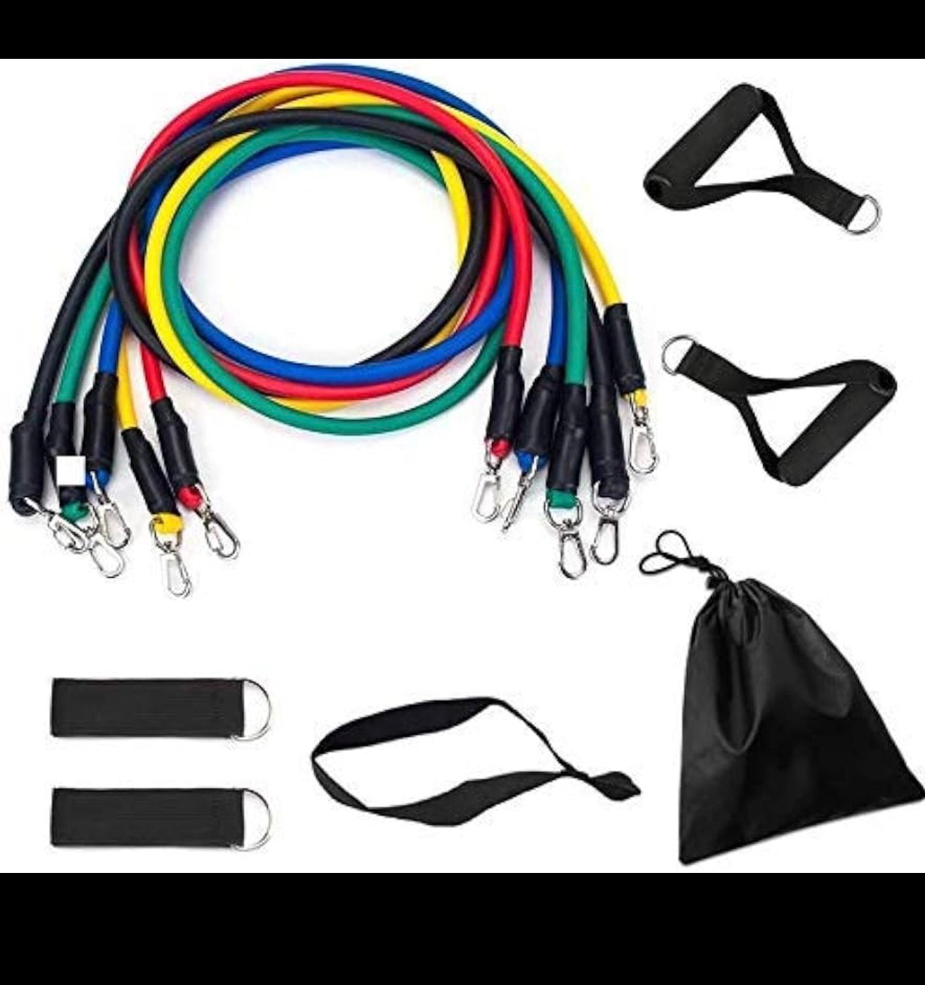 Premium Resistance Band Set for Full Body Workout | Home Gym Fitness Kit