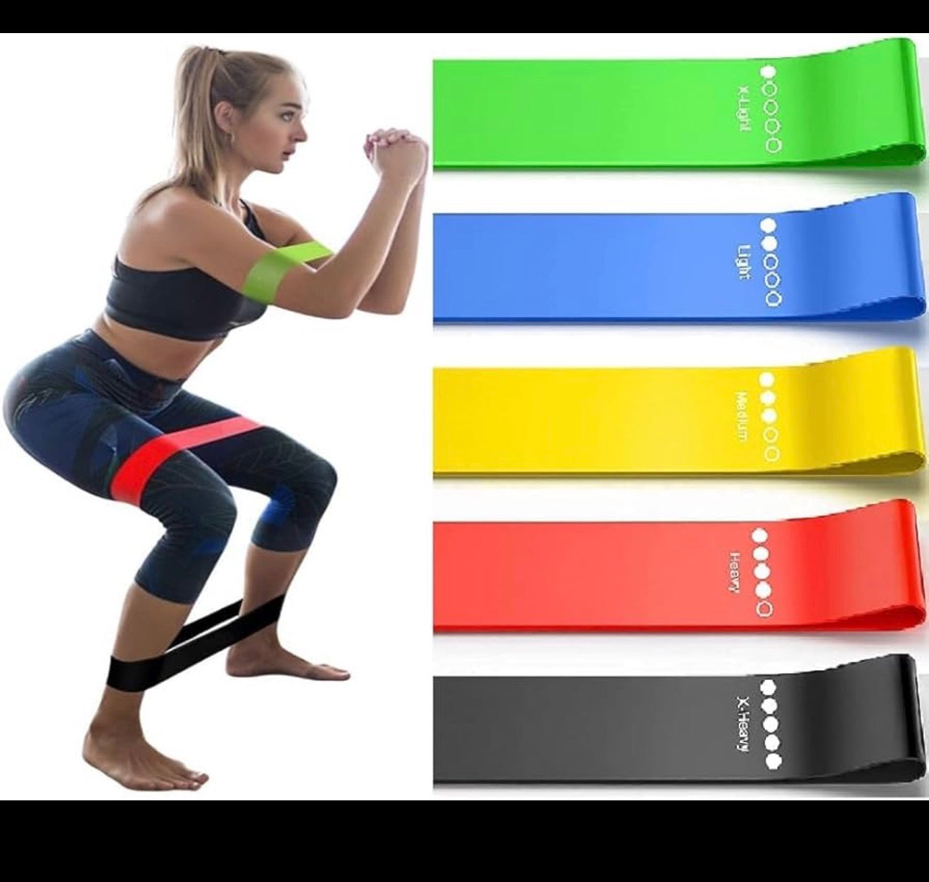 Premium Resistance Band Set for Full Body Workout | Home Gym Fitness Kit