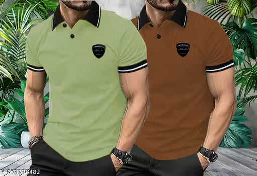 Men’s Stylish Gym Polo T-Shirts – Comfortable & Breathable