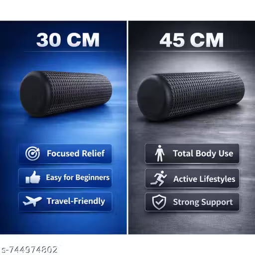High Density EVA Foam Roller (30cm x 15cm) | Deep Tissue Massage | Muscle Recovery & Yoga Roller